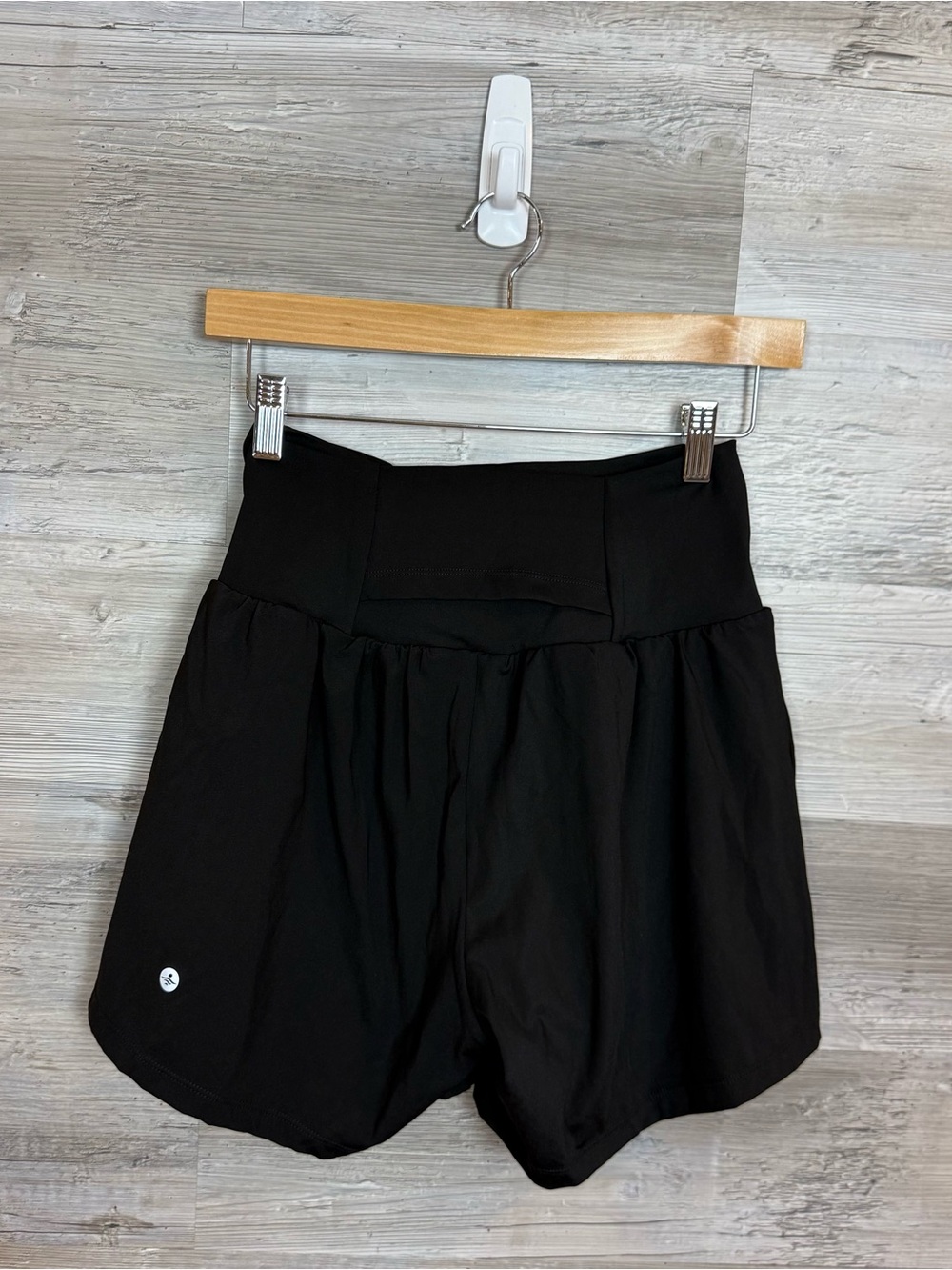 Halara High Waisted 2-in-1 Athletic Shorts Black Size Small Long Inseam Pockets - Picture 3 of 7